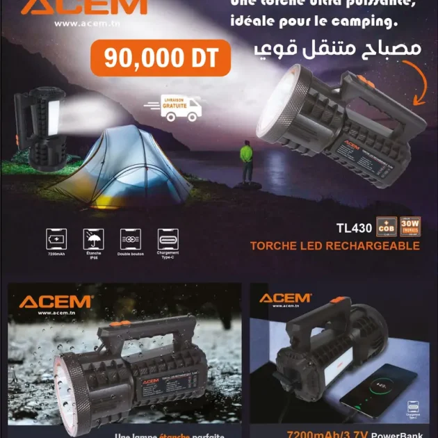 Torche Led 30w acem