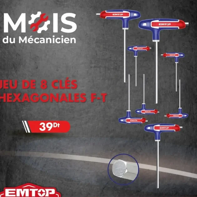 Jeux de 8 clé hexonale