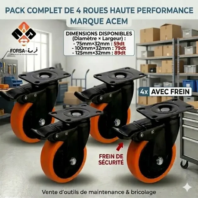 Pack 4 roues