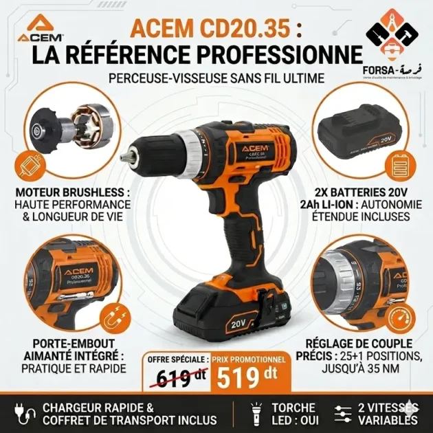 Visseuse acem 20V