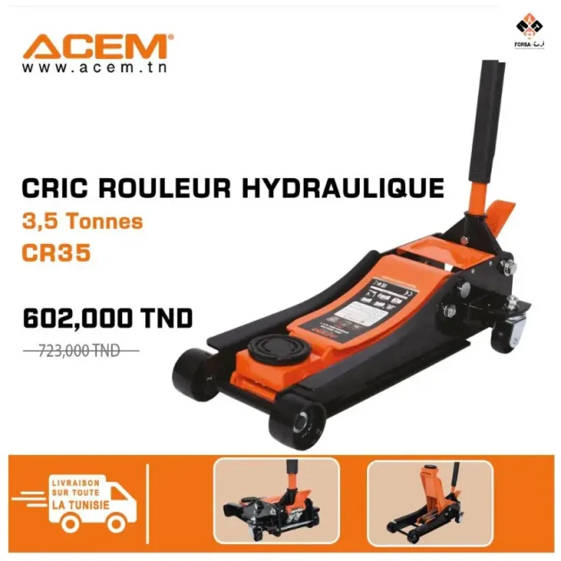 CRIC ROULEUR HYDROLIQUE 3.5T