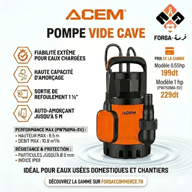 Pompe vide cave 20/21