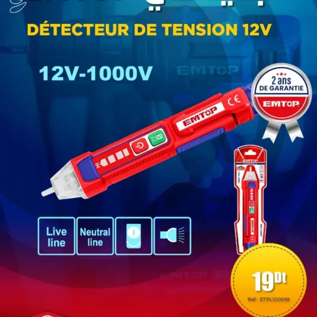 Détecteur de tension 12V ETPL100091