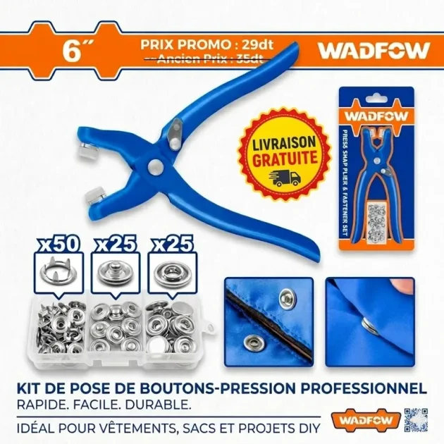 Kit de pose bouton pression