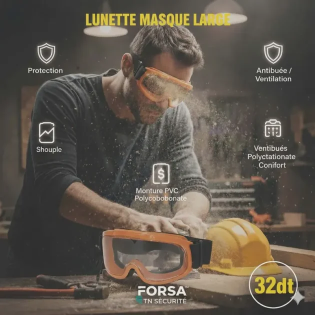 Lunette masque de protection ACEM