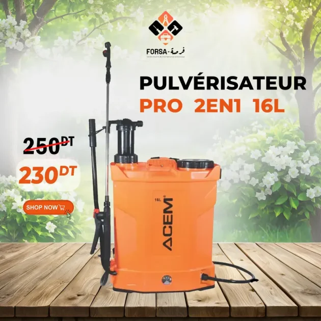 Pulvérisateur pro 2en1 acem