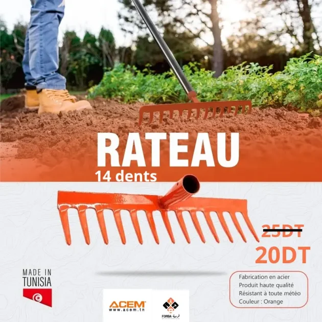 Rateau 14 dents acem