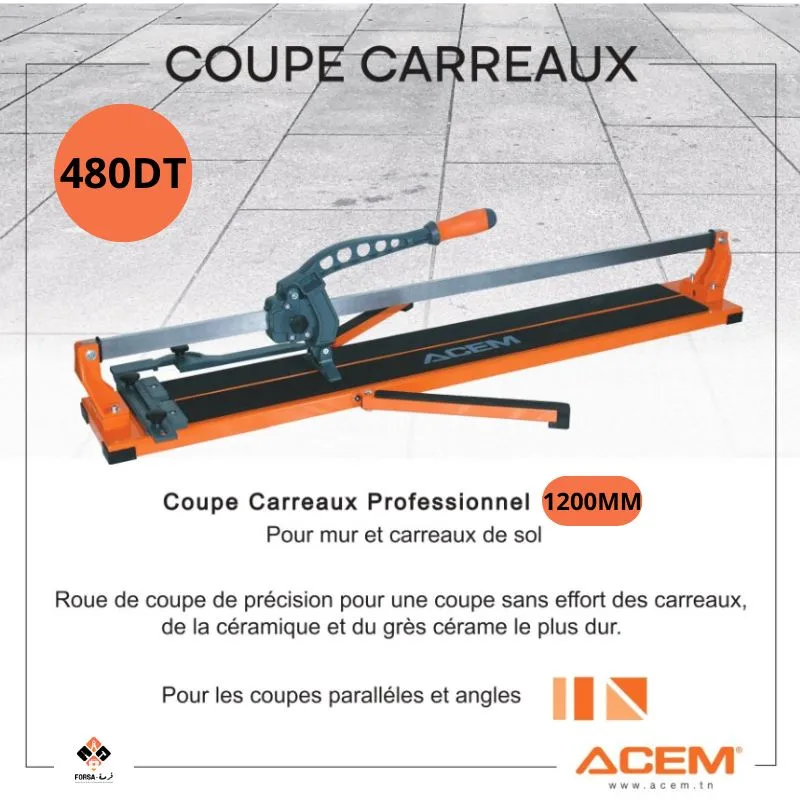 Coupe-carreaux professionnel 1200mm