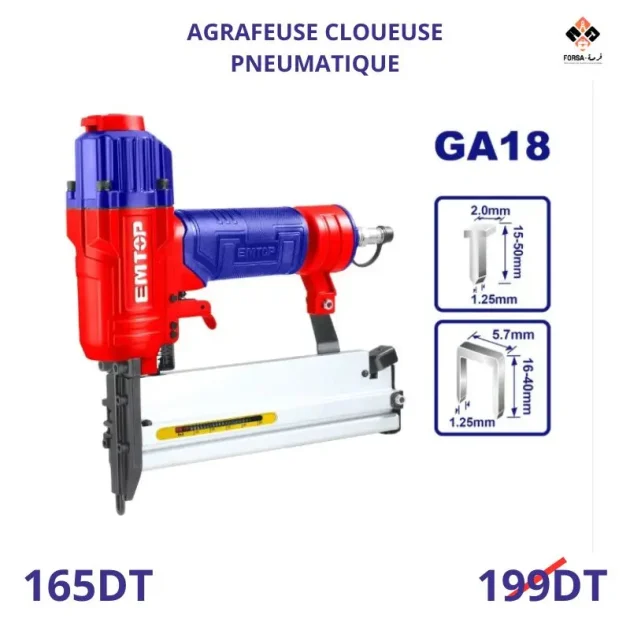 AGRAFEUSE CLOUEUSE PNEUMATIQUE EMTOP ECBN504001