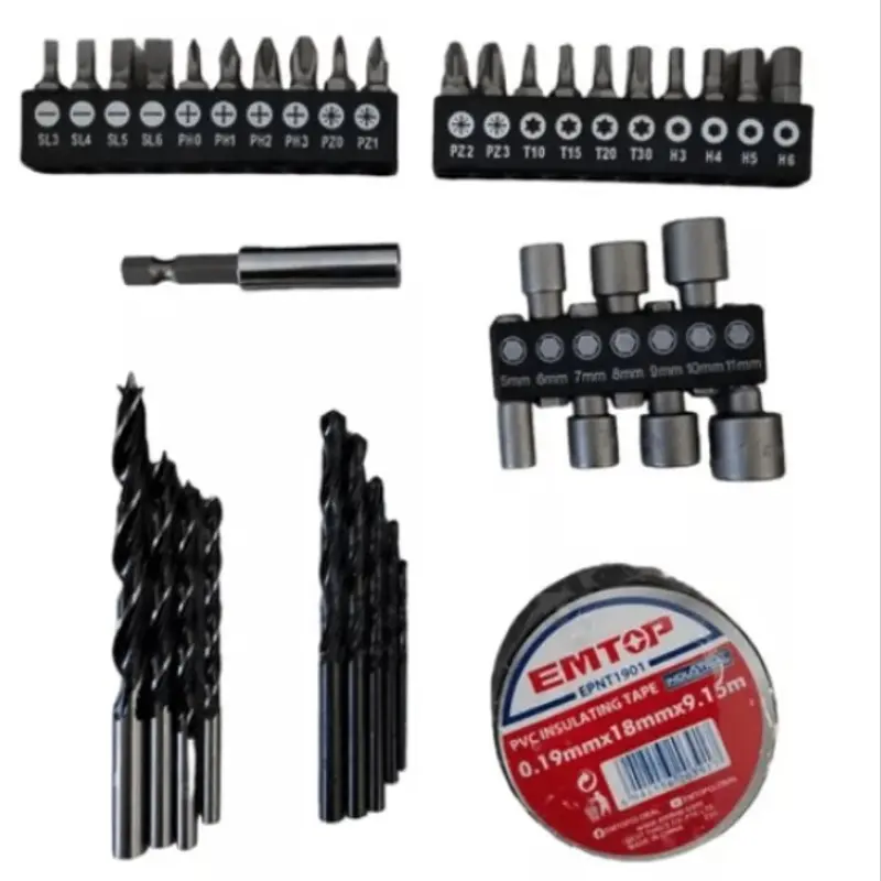 VALISE D’OUTILS+VISSEUCE 12V 96P EMTOP EEDK09601 – Image 4