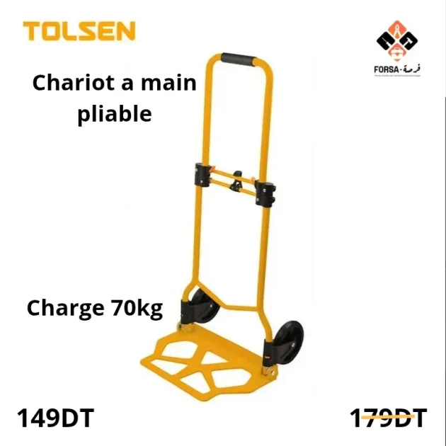 Chariot a main pliable 70kg